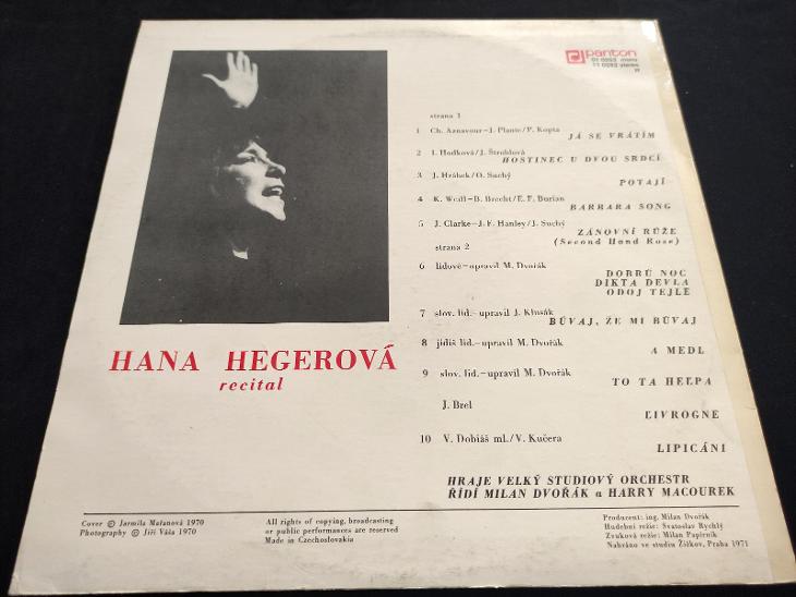 Hana Hegerová - Recital