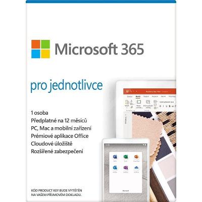 Microsoft 365 pro jednotlivce CZ (BOX) na 12 měsíců, pro 5 zařízení