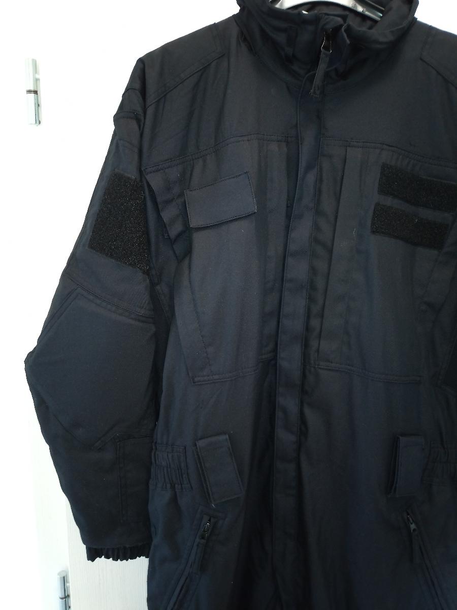 Policejní černá kombinéza, nový model, zimní, vel.:  3/54 - Sběratelství