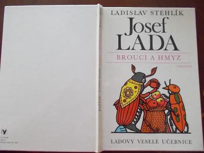 Kniha učebnice Brouci Josef Lada malíř Albatros motýl Roháč Chroust