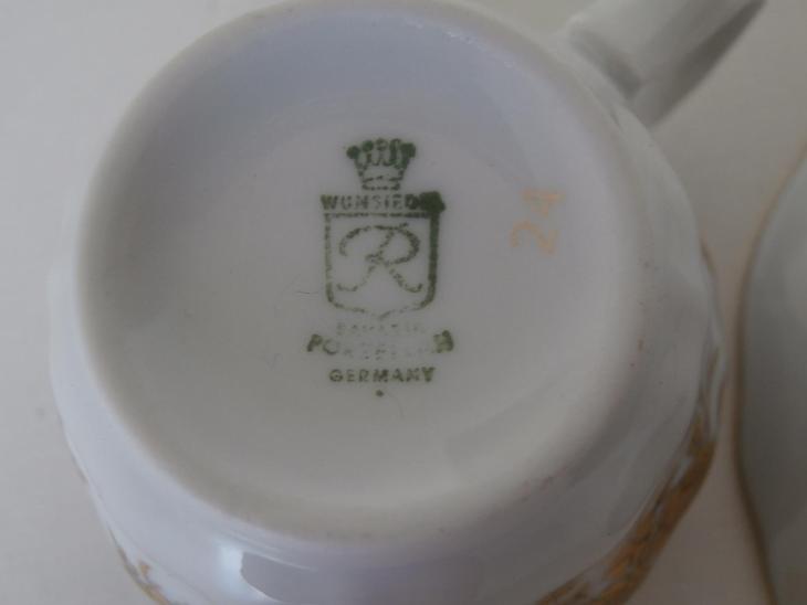 Hrnek, hrníček, hrneček, šálek, R. Wunsiedel Bavaria Germany. - Starožitné porcelánové hrnky, šálky a koflíky