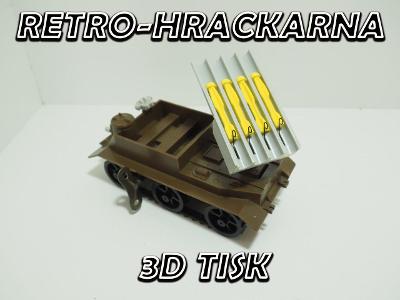 3D TISK IGRA TRANSPORTÉR NÁHRADNÍ RAKETY CENA 4KS  
