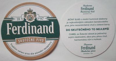 Pivní tácek nový - Ferdinand