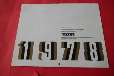 Tuzex 1978 - nástěnný kalendář / Jan Slavíček