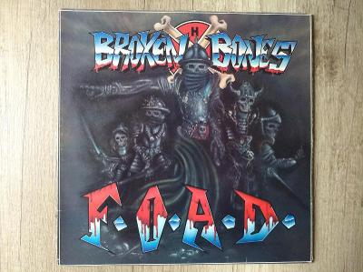 LP-BROKEN BONES- F.O.A.D./leg.thrash,hc,punk,U.K.,1pres 1987