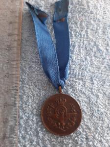 Italská vojenská střelecká medaile - cca 1900 - 1920 - 2