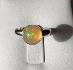 Nový strieborný prsteň s prírodným etiópskym opálom Ag 925/1000 uni - Šperky