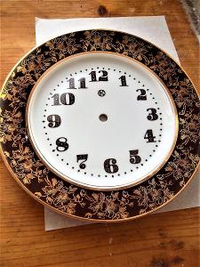 Porcelánový talíř k hodinám*6-176