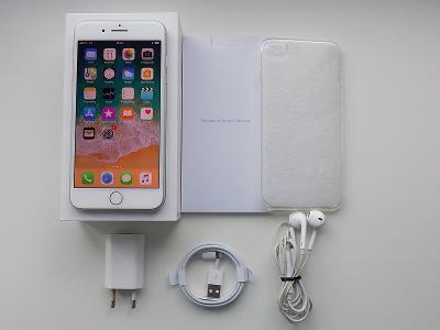 APPLE iPhone 8 Plus 64GB Silver - ZÁRUKA 12 MĚSÍCŮ - KOMPLETNÍ BALENÍ