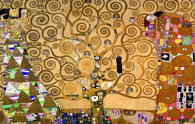 REPRODUKCIA Obraz na plátne Gustav Klimt Strom života 90x60 Nový HIT