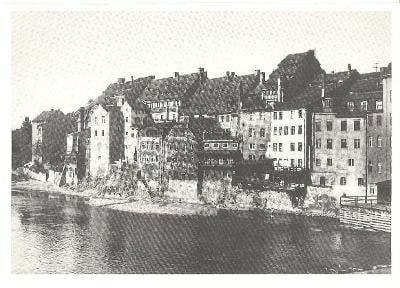 ZGORZELEC (Görlitz) - Zhořelec - staré domy u Nisy (Německé vydání)