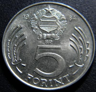 Maďarsko 5 Forint 1984BP XF-UNC č29642