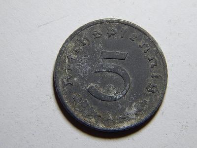 Německo 3. říše 5 Pfennig 1941A VF č29727