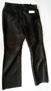Kožené dámské kalhoty - vel. XL/42, pas: 80 cm