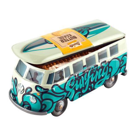 VW autobus plechová krabička s máslovámi sušenkami *1