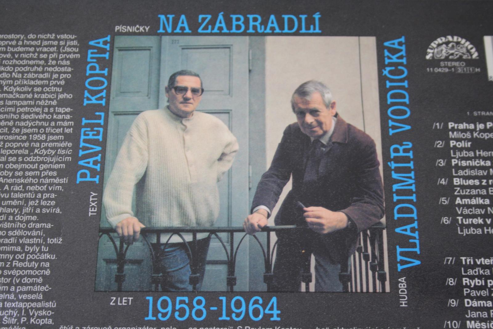 PÍSNIČKY Divadla Na zábradlí -špič. stav- ČSSR 1989 LP - Hudba
