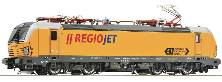 Elektrická lokomotiva Vectron řady 193 Regiojet DCC se zvukem H0 - Modelová železnice