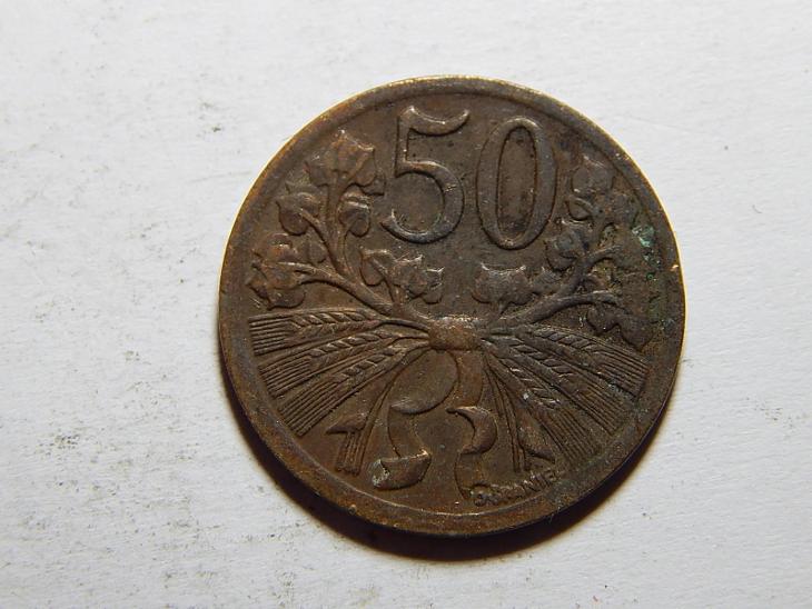Československo 50 Haléřů 1947 XF č25514 - Numismatika