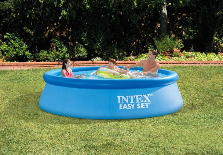 Bazén s nafukovacím lemem Intex Easy Set 10340016 - 305 x 75 cm, modrá - Zahrada