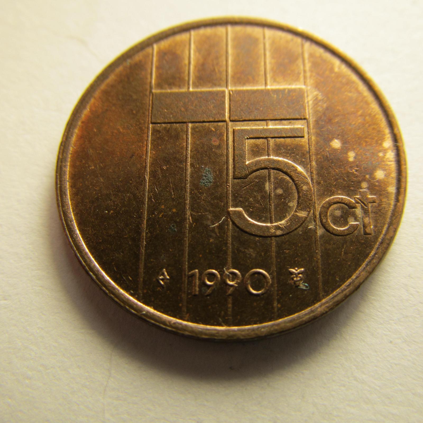 Nizozemsko - 5 cents z roku 1990 -2000, sada 11 kusů - Numismatika