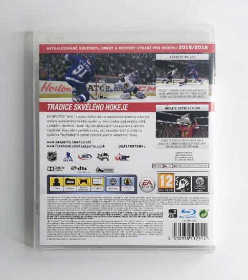 PS3 - NHL 16 Legacy Edition, česky