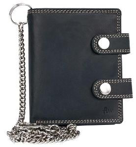 Pánska tmavo šedá kožená peňaženka + ďalšie kožené peňaženky a opasky