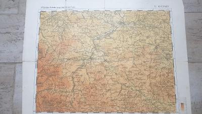 Podrobné mapy zemí koruny České 1914-Nové Hrady-Gmund-Stropnice-Dlouhá