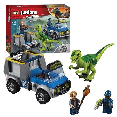 Lego 10757 Juniors Vozidlo pro záchranu Raptora