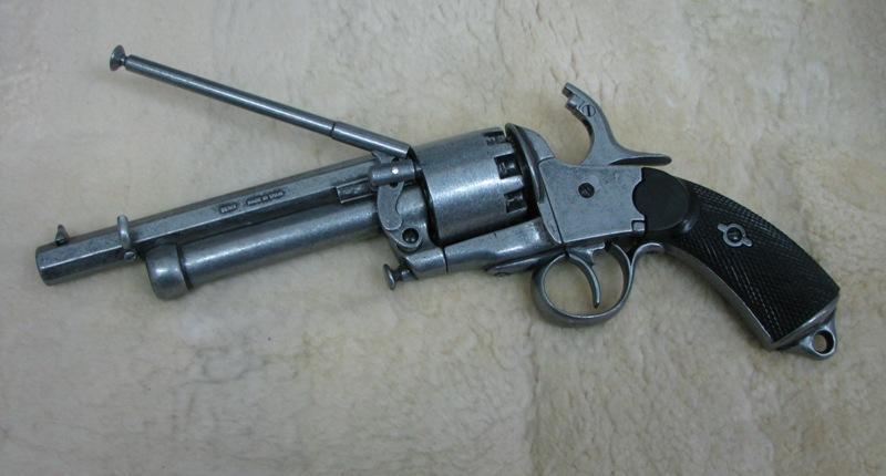 FRANCOUZKÝ REVOLVER LE MAT.1855- NOVÉ - Sběratelské zbraně
