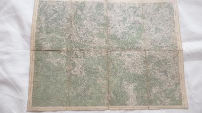 Stará vojenská mapa 1931-Sušice-Vimperk-Kašperské Hory-ŠUMAVA-Kvilda