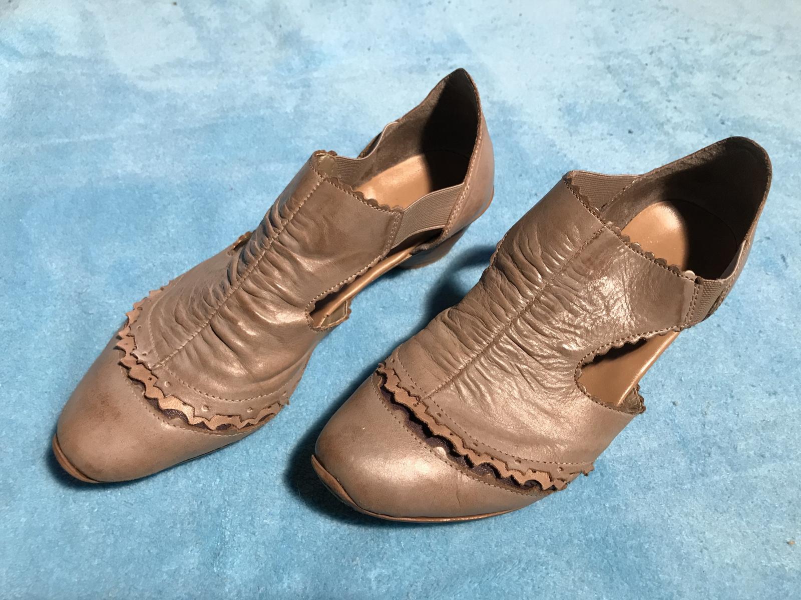 Moderné dámske béžové pohodlné topánky 36+ Darček - Oblečenie, obuv a doplnky