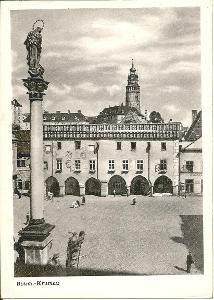 ČESKÝ KRUMLOV - náměstí - (Německé vydání)