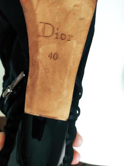 Nádherné kotníčkové boty Christian Dior vel. 40
