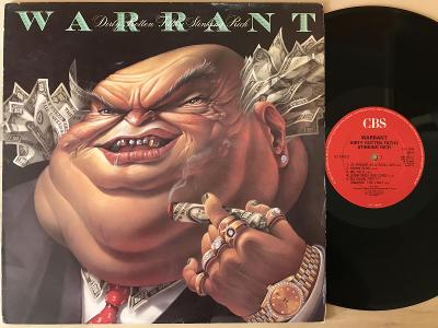 WARRANT Dirty rotten UK 1PRESS VG+ CBS 1988