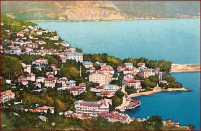 Opatija (Abbazia) * celkový pohled * Chorvatsko (Jugoslávie) * Z117