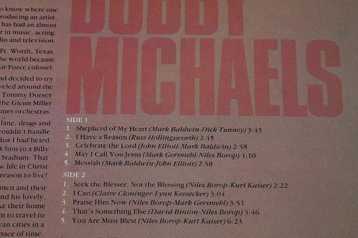 LP - Bobby Michaels ‎- I Have A Reason  (s18)