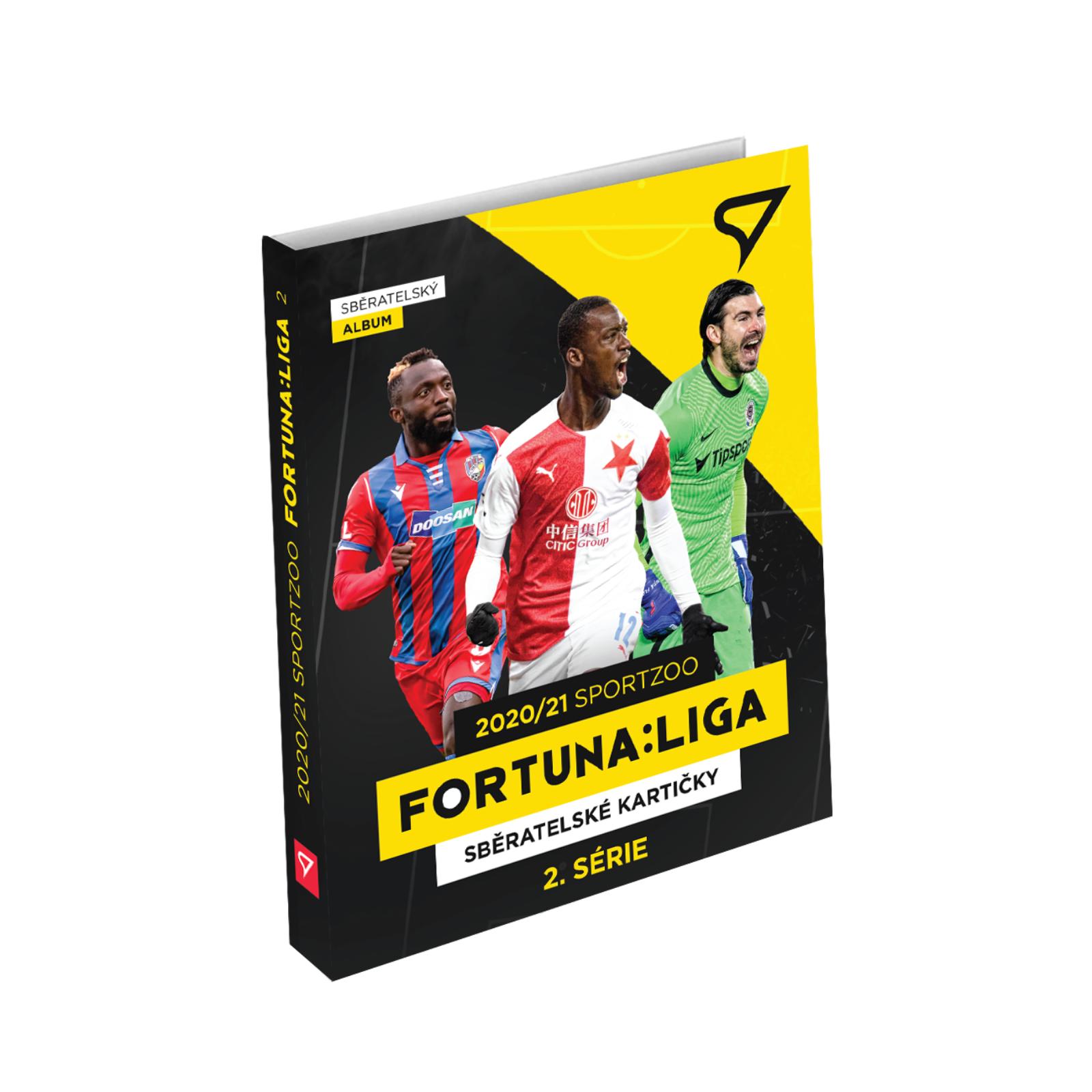 Originál Album na Fotbalové kartičky FORTUNA LIGY 2020/21 Druhá série - Sportovní sbírky