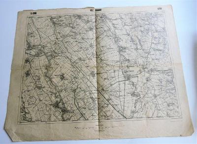 Vojenský ústav Mapa 1922-1936 První republika - Vel. Šurany