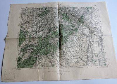 Vojenský ústav Mapa 1922-1936 První republika - Pieštany