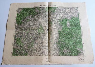 Vojenský ústav Mapa 1922-1936 První republika - Nové mesto nad váhom 