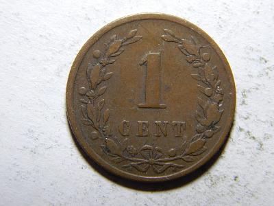 Nizozemí 1 Cent 1878 VF č10052