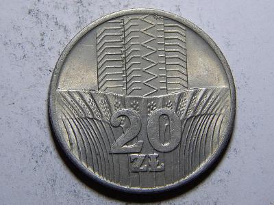 Polsko 20 Zlotych 1974 UNC č24130