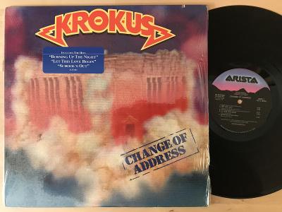 KROKUS-Changes of address-LP(USA) 1986 ARISTA EX+ Folie