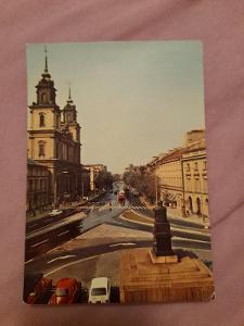 Pohlednice Varšava,r 1975,prošlé poštou 