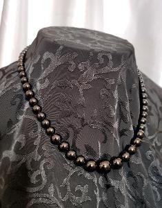 Onyx korále náhrdelník