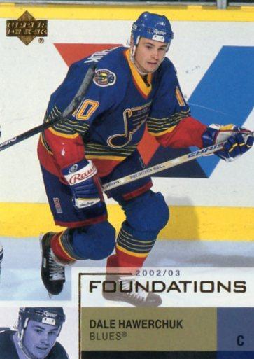 Dale Hawerchuk - St. Louis Blues - UD Foundations - Hokejové karty