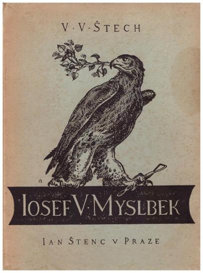 V.V.Štech: Josef Myslbek (sochař) - studie (1922) - Starožitnosti a umění