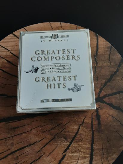 8x CD : Greatest Composers: Tschaikowsky, Beethoven aj., CD - Hudba