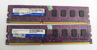 paměti DDR3 4GB /2x 2GB/ 1333MHz ADATA