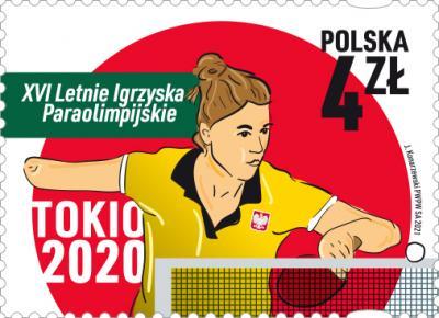 Polsko 2021 Známky ** sport Paralympiáda Olympiáda olympijské hry